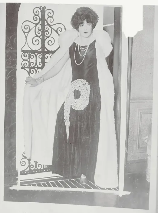 Framed Print : Female Socialite Posing in Parisian Fashion
