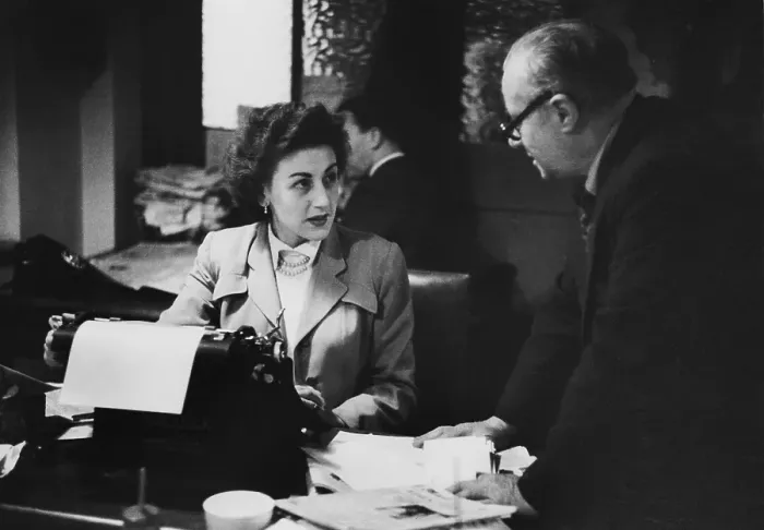 Framed Print : Female Staff Reporter Framed Print : Female Staff Reporter