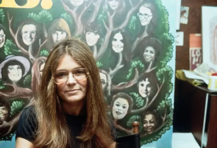Framed Print : Feminist Writer Gloria Steinem