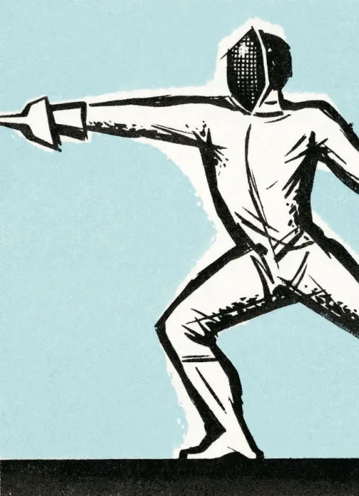 Framed Print : Fencer. http: / / csaimages.com / images / istockprofile / csa_vector_dsp.jpg Framed Print : Fencer. http: / / csaimages.com / images / istockprofile / csa_vector_dsp.jpg