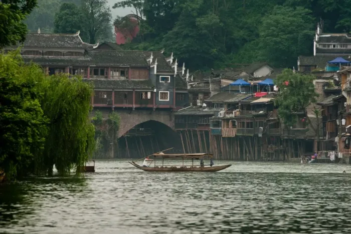Framed Print : Fenghuang ancient city, China Framed Print : Fenghuang ancient city, China
