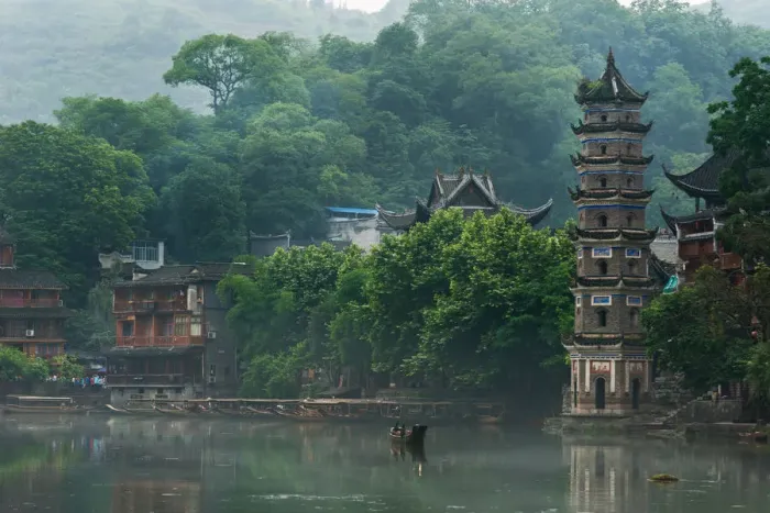 Framed Print : Fenghuang city Framed Print : Fenghuang city