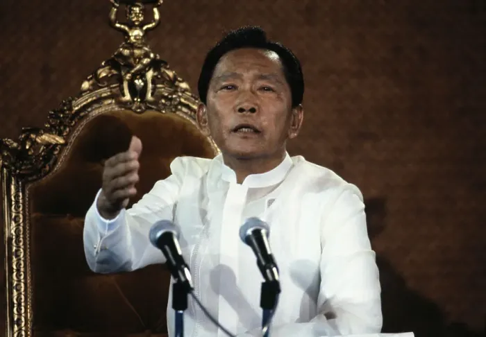 Framed Print : Ferdinand E. Marcos Addressing Nation Framed Print : Ferdinand E. Marcos Addressing Nation