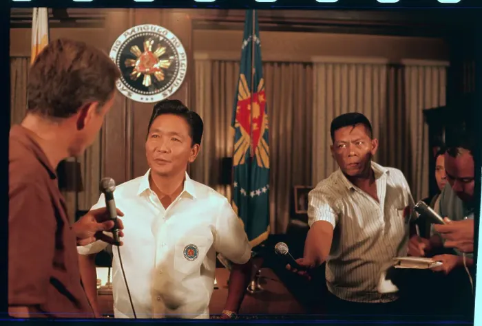 Framed Print : Ferdinand E. Marcos Being Interviewed Framed Print : Ferdinand E. Marcos Being Interviewed