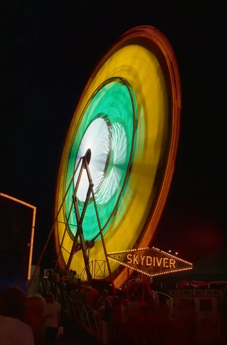 Framed Print : Ferris Wheel in Motion Framed Print : Ferris Wheel in Motion