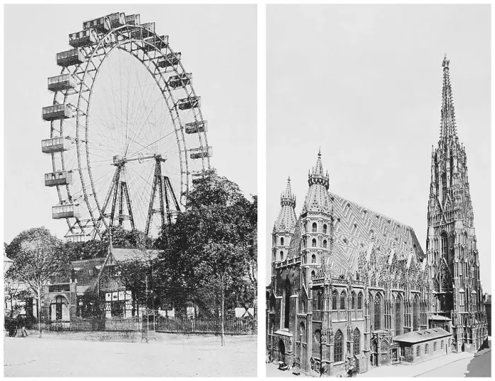 Framed Print : Ferris Wheel and St. Stephen's Framed Print : Ferris Wheel and St. Stephen's