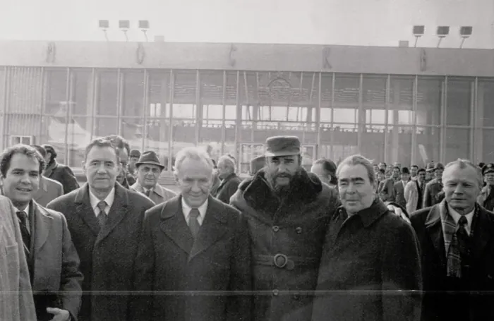 Framed Print : Fidel Castro Departing From Moscow Framed Print : Fidel Castro Departing From Moscow