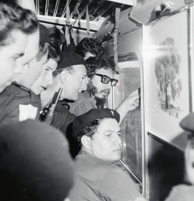 Framed Print : Fidel Castro Leading Student Militia on Maneuvers Framed Print : Fidel Castro Leading Student Militia on Maneuvers
