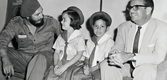 Framed Print : Fidel Castro and Osvaldo Dorticos Speaking With Young Recruits Framed Print : Fidel Castro and Osvaldo Dorticos Speaking With Young Recruits