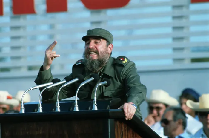 Framed Print : Fidel Castro Speaking Framed Print : Fidel Castro Speaking
