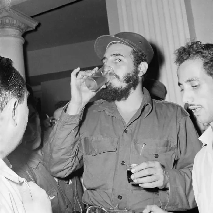 Framed Print : Fidel Castro with Supporters at March to Havana Framed Print : Fidel Castro with Supporters at March to Havana