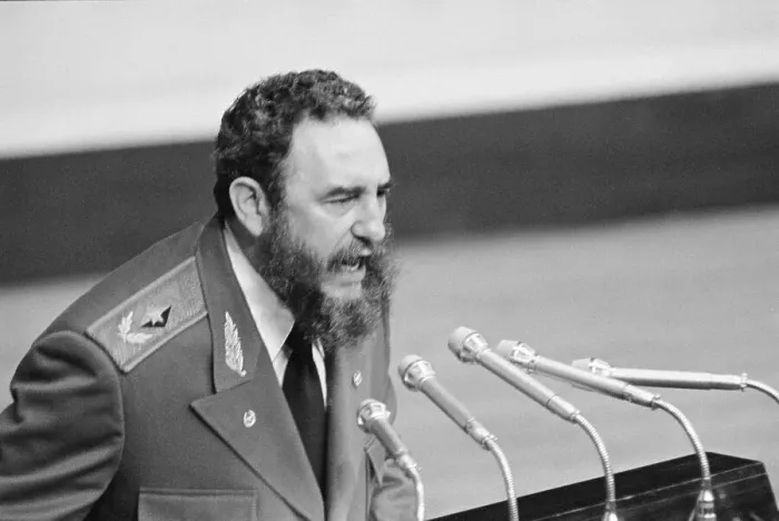 Framed Print : Fidel Castro Talking Into Microphones Framed Print : Fidel Castro Talking Into Microphones