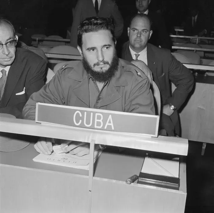 Framed Print : Fidel Castro at a United Nations Meeting Framed Print : Fidel Castro at a United Nations Meeting