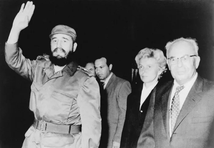 Framed Print : Fidel Castro Waving to Spectators Framed Print : Fidel Castro Waving to Spectators