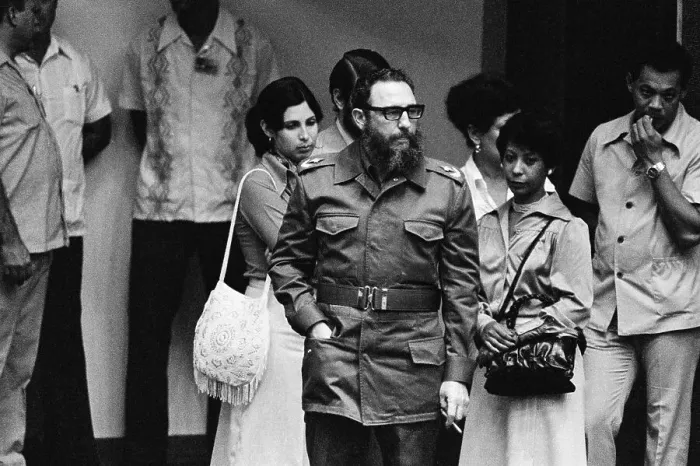 Framed Print : Fidel Castro Wearing Eyeglasses and in Uniform Framed Print : Fidel Castro Wearing Eyeglasses and in Uniform