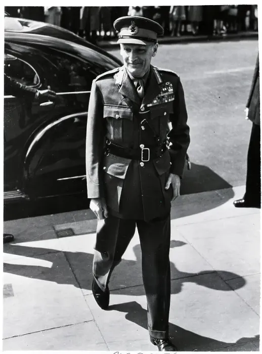 Framed Print : Field Marshal Montgomery, Walking Framed Print : Field Marshal Montgomery, Walking
