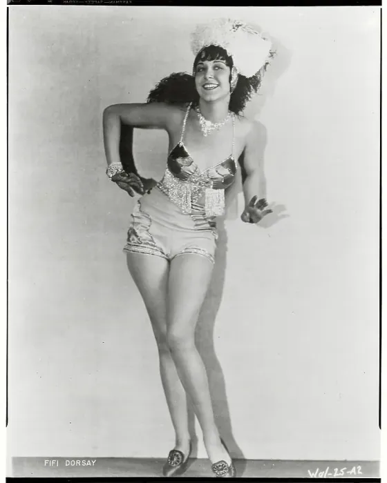 Framed Print : Fifi Dorsay Posing in Costume Framed Print : Fifi Dorsay Posing in Costume