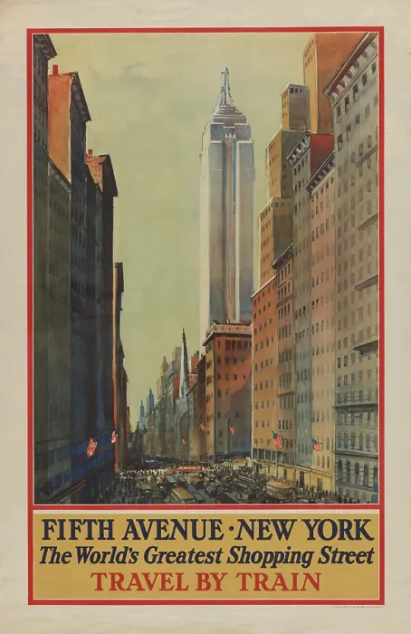 Framed Print : Fifth Avenue, New York Framed Print : Fifth Avenue, New York
