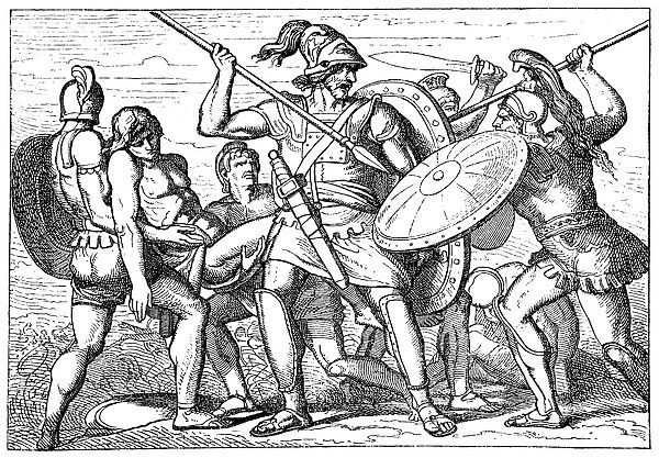 Fight for the corpse of Patroclus, Greek mythology
