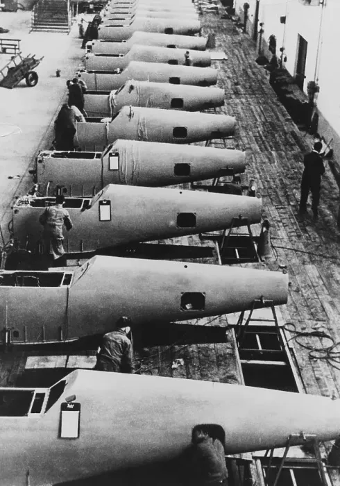 Framed Print : Fighter Aircraft Production