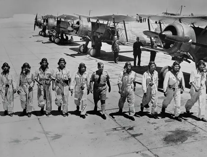 Framed Print : Fighter Pilots In Egypt, 1940