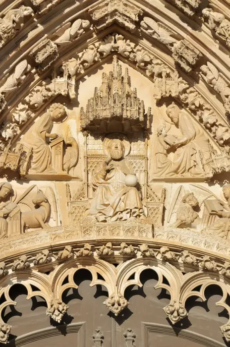Framed Print : Figure of God the Father above the main entrance to the Gothic basilica of the Dominican monastery Mosteiro de Santa Maria da Vitoria, UNESCO World Heritage Site, Batalha, Portugal, Europe Framed Print : Figure of God the Father above the main entrance to the Gothic basilica of the Dominican monastery Mosteiro de Santa Maria da Vitoria, UNESCO World Heritage Site, Batalha, Portugal, Europe