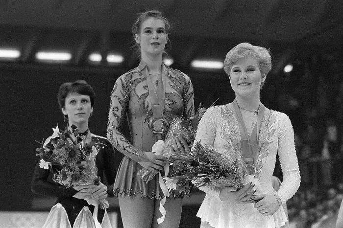 Framed Print : Figure Skaters Receive Olympic Medals Framed Print : Figure Skaters Receive Olympic Medals
