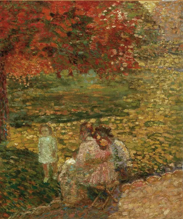 Framed Print : Three Figures in a Landscape Framed Print : Three Figures in a Landscape