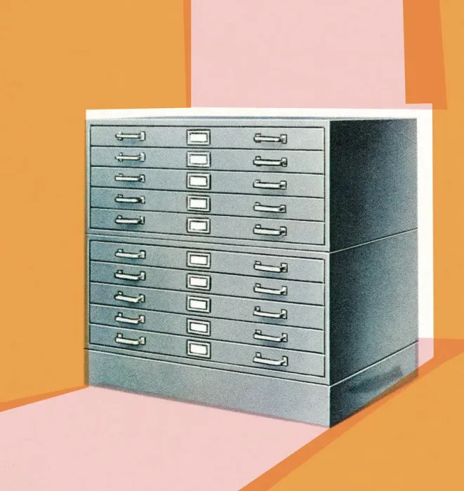 Framed Print : File cabinet Framed Print : File cabinet