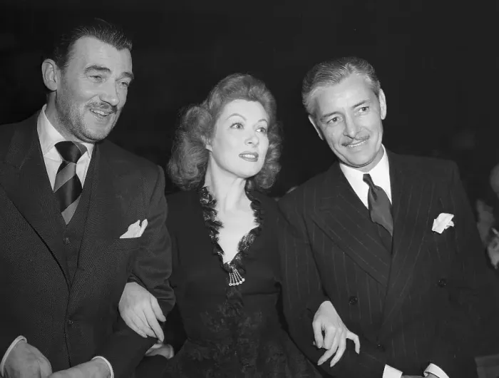 Framed Print : Film Actors Attending 1943 Academy Awards Framed Print : Film Actors Attending 1943 Academy Awards