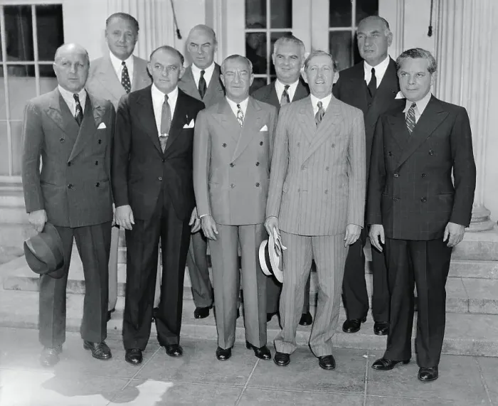 Framed Print : Nine Film Leaders Call at the White House Framed Print : Nine Film Leaders Call at the White House