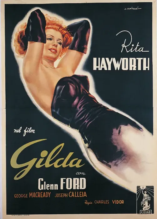 Framed Print : Film poster for Gilda, by Alfredo Capitani Framed Print : Film poster for Gilda, by Alfredo Capitani