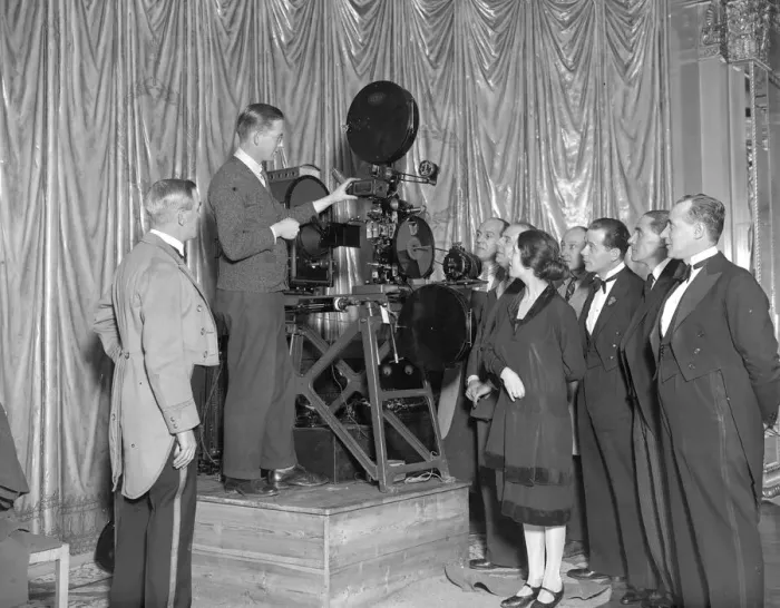 Framed Print : Film Projector