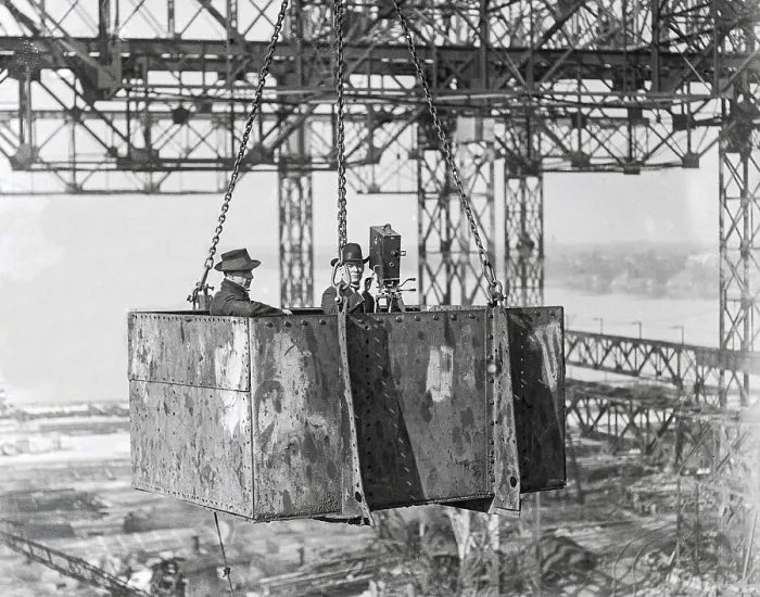 Framed Print : Filming the Construction of USS Maryland Battleship Framed Print : Filming the Construction of USS Maryland Battleship