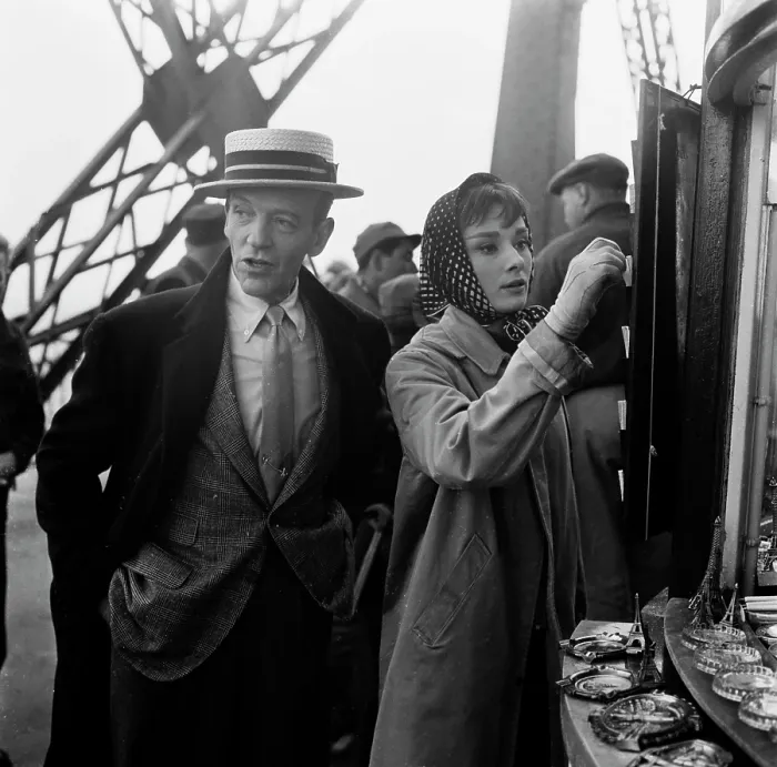 Framed Print : Filming Funny Face, 1956 Framed Print : Filming Funny Face, 1956