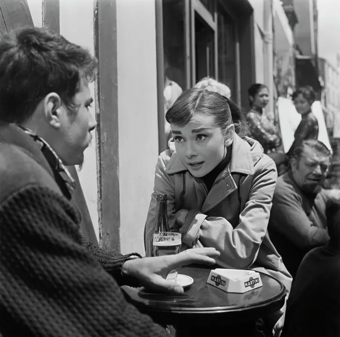Framed Print : Filming Funny Face, 1956 Framed Print : Filming Funny Face, 1956