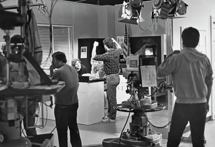 Framed Print : Filming Search For Tomorrow Framed Print : Filming Search For Tomorrow