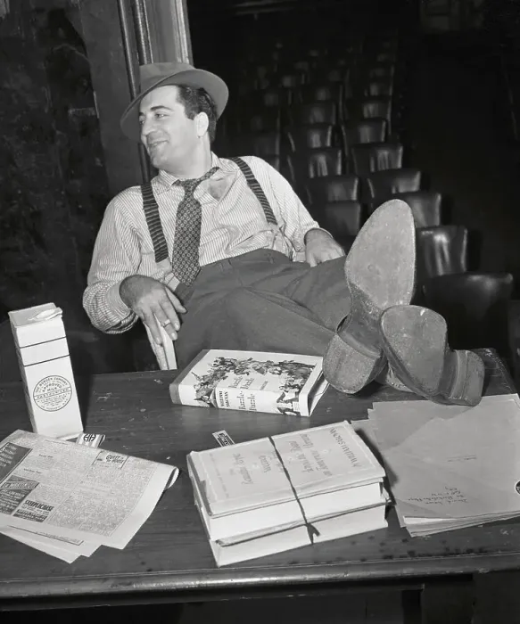 Framed Print : Filmmaker William Saroyan Reclining at His Desk Framed Print : Filmmaker William Saroyan Reclining at His Desk