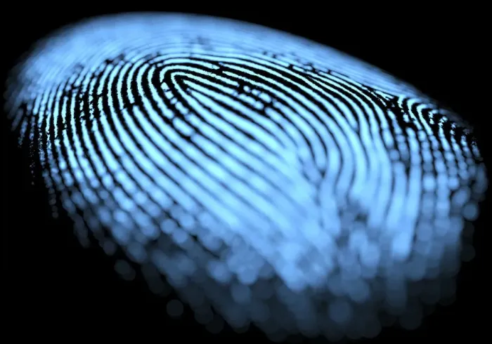 Framed Print : Fingerprint, illustration Framed Print : Fingerprint, illustration