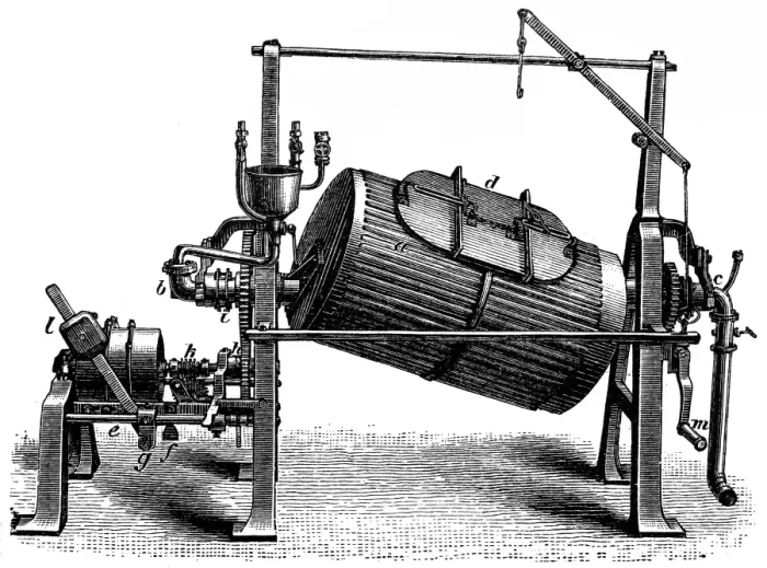 Framed Print : Finishing machine, drum washing machine Framed Print : Finishing machine, drum washing machine