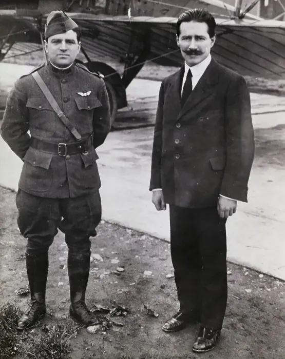 Framed Print : Fiorello La Guardia and G. Caproni Framed Print : Fiorello La Guardia and G. Caproni