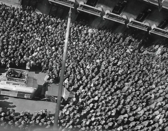 Framed Print : Fiorello LaGuardia Campaigning Through New York Framed Print : Fiorello LaGuardia Campaigning Through New York