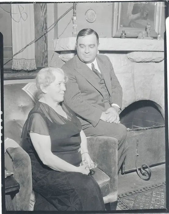 Framed Print : Fiorello LaGuardia Visits Friend Framed Print : Fiorello LaGuardia Visits Friend