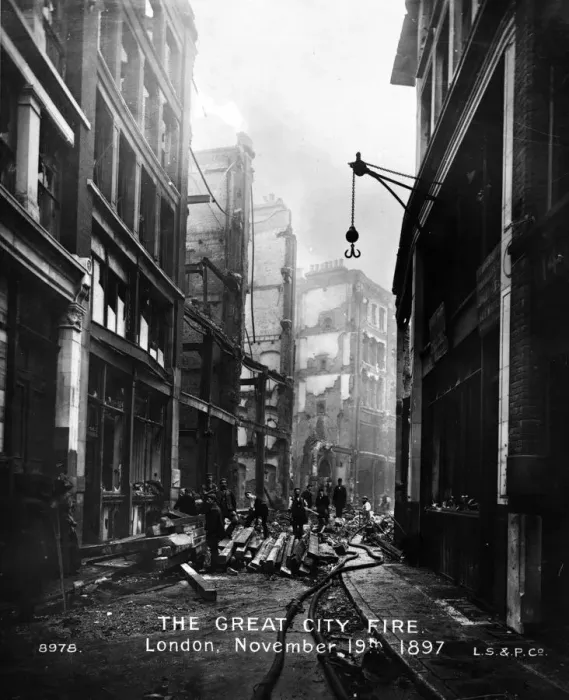 Framed Print : Fire Damage Framed Print : Fire Damage