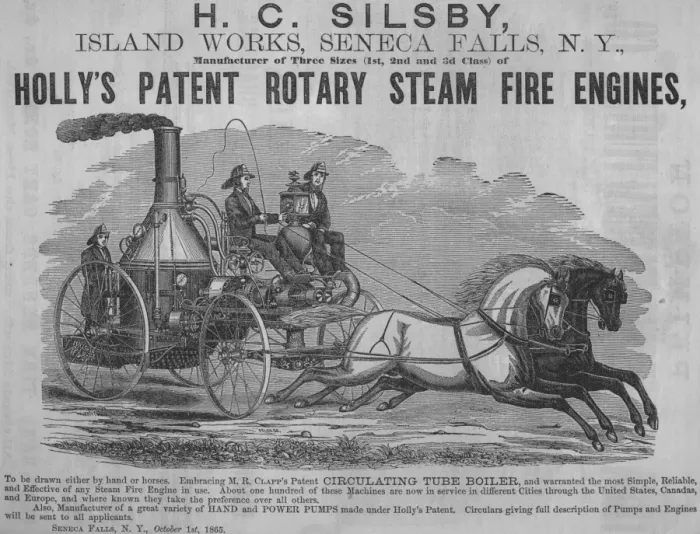 Framed Print : Fire Engine Advert Framed Print : Fire Engine Advert