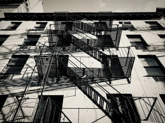Framed Print : Fire escape Framed Print : Fire escape
