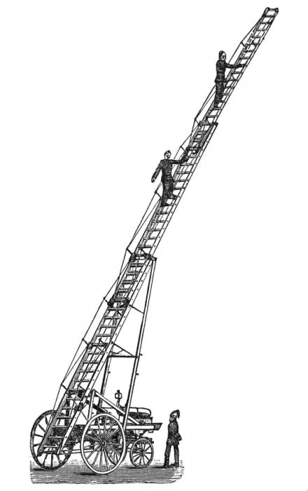 Framed Print : Fire Escape Ladder Framed Print : Fire Escape Ladder