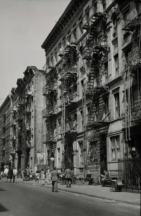 Framed Print : Fire Escapes On Tenement Buildings Framed Print : Fire Escapes On Tenement Buildings