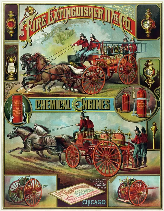 Framed Print : Fire Extinguisher Manufacturing Company Framed Print : Fire Extinguisher Manufacturing Company