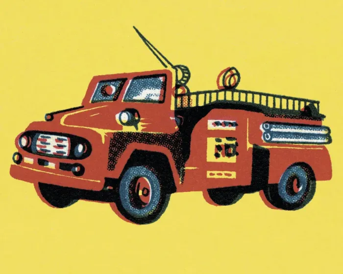 Framed Print : Fire Truck Framed Print : Fire Truck